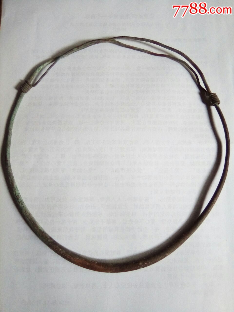 老铜项圈