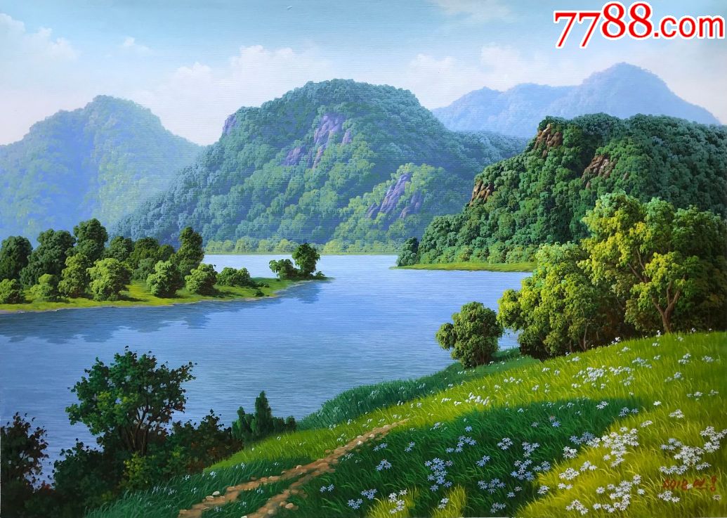 属性: 风景油画原画,,2010-2019年,,100cm以上,,画布,,未装裱,,, 简介