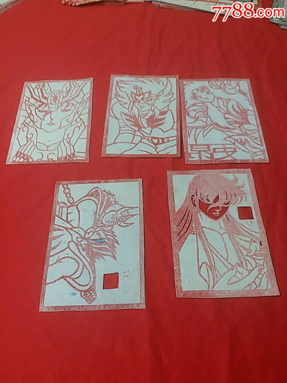 圣斗士星矢刻纸