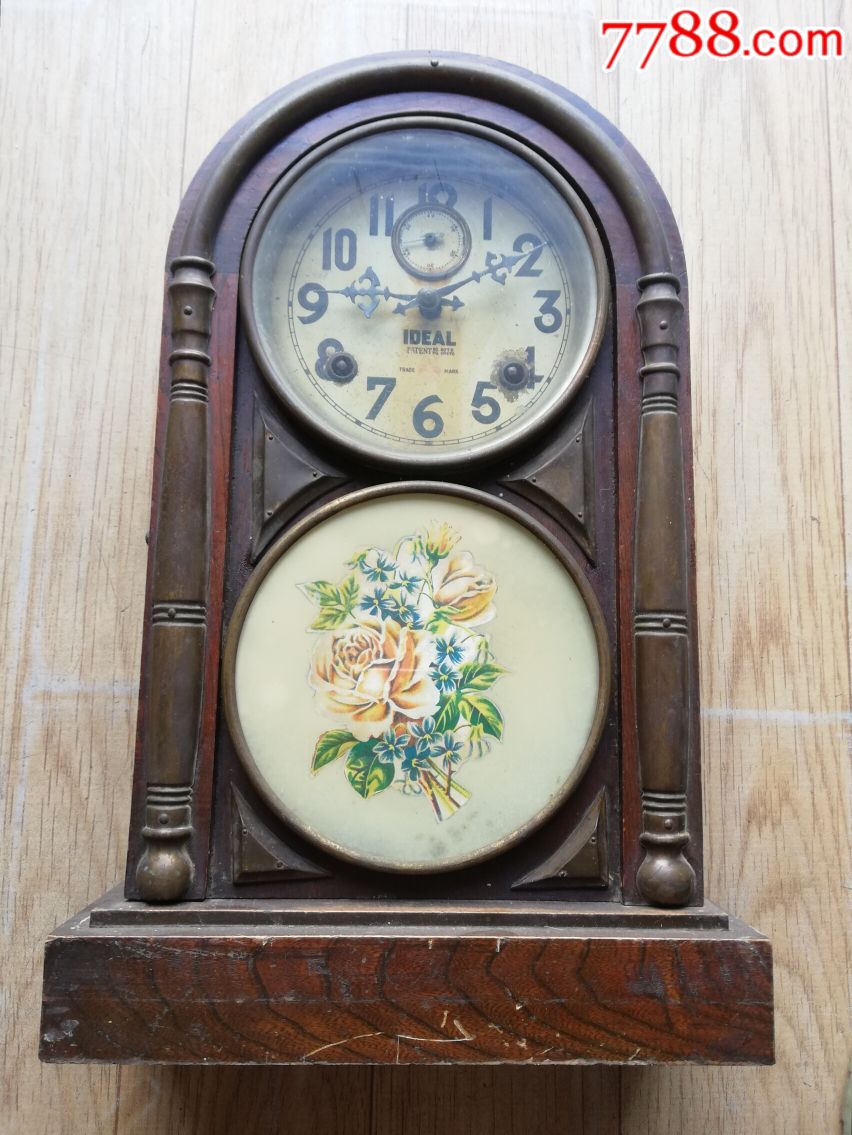 带秒针的民国座钟_座钟/落地钟_第1张_7788钟表收藏