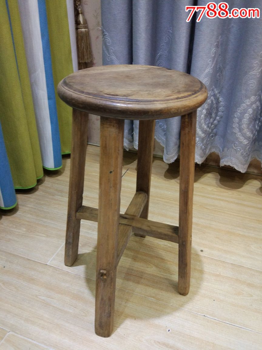 老木雕花板老家具老圆凳老凳子老椅子
