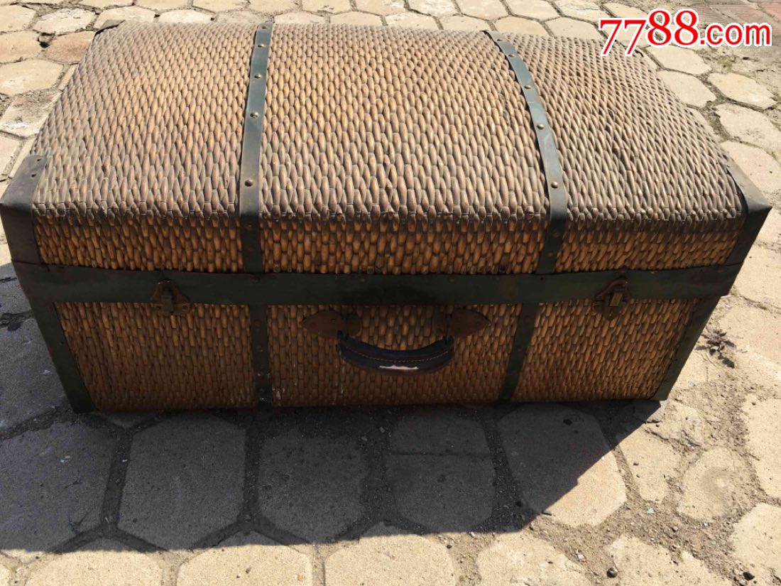 柳条包老提包行李包怀旧收藏影视道具
