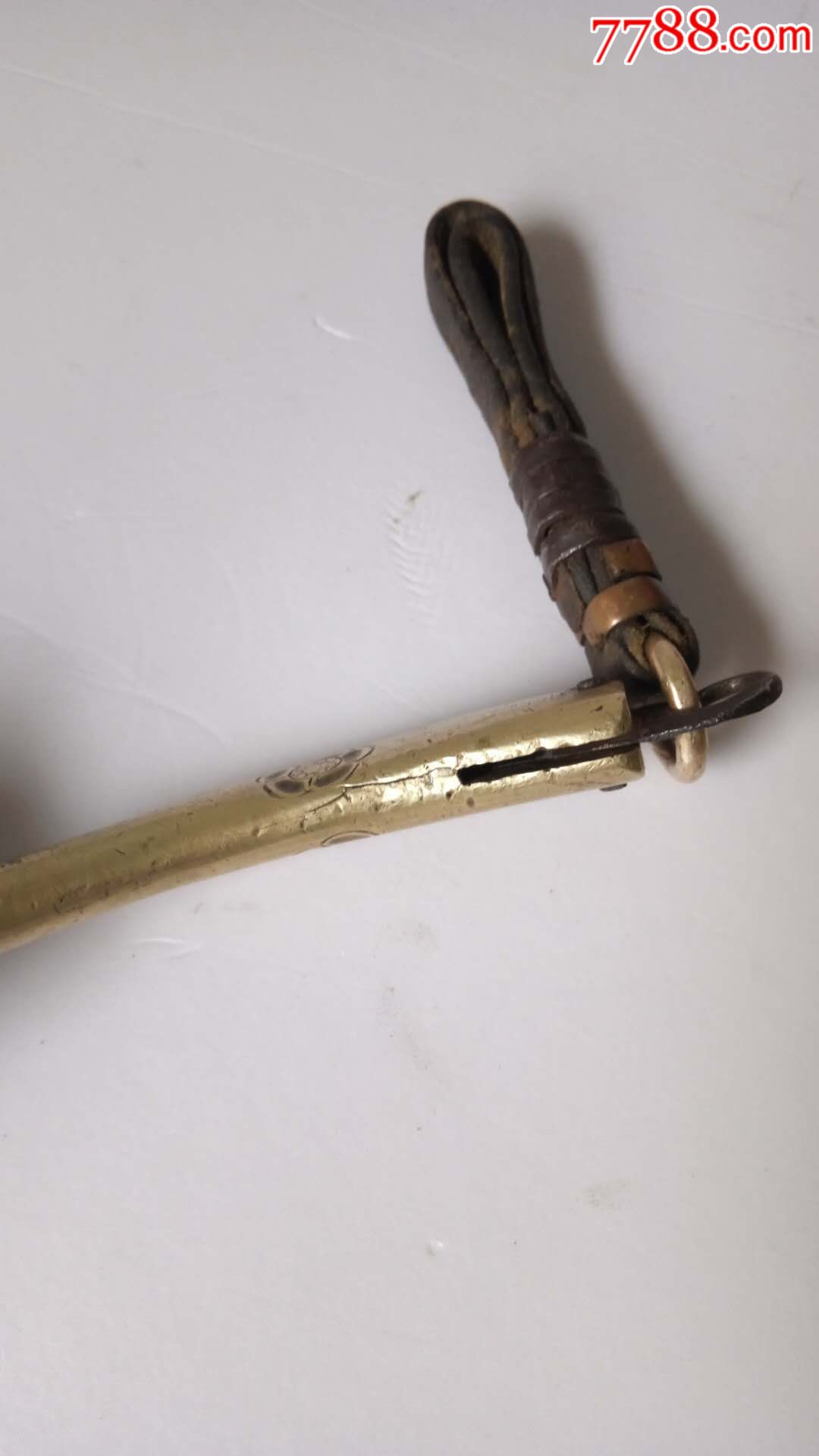 民国时期遗留老式铜鱼刀