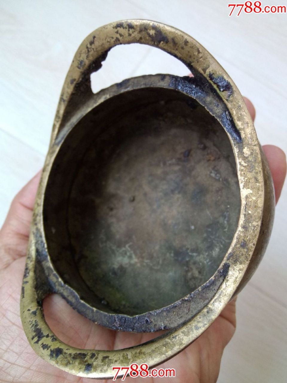 民国至建国初全品厚重铜香炉