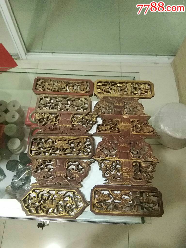 木雕花板12塊_價格500元【瑞楓貨廊】_第1張_7788收藏__收藏?zé)峋€