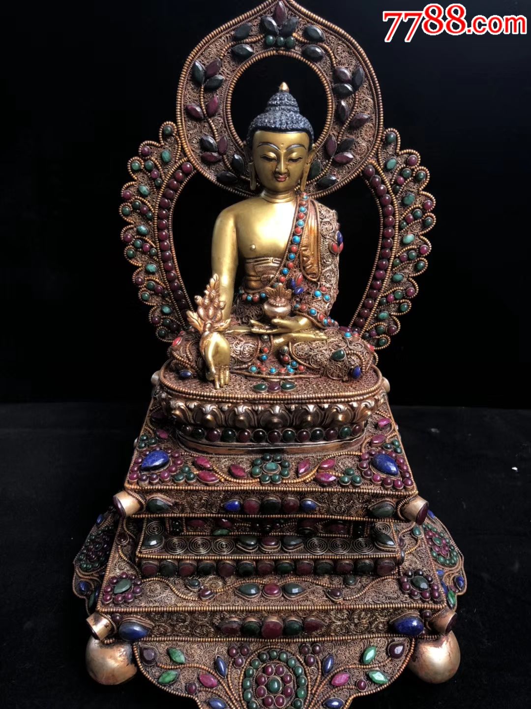 藏传药师佛-价格:15800元-se60174067-佛像/造像-零售-7788书法收藏