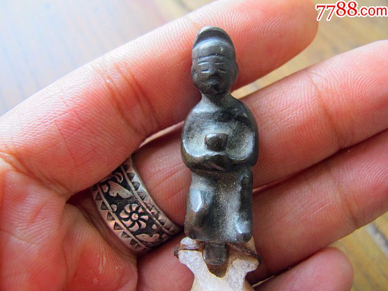 唐代铜佛像极美唐代小插佛小青铜佛真品古代佛像铜造像