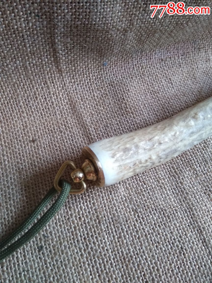 鹿角手把件,防身小件