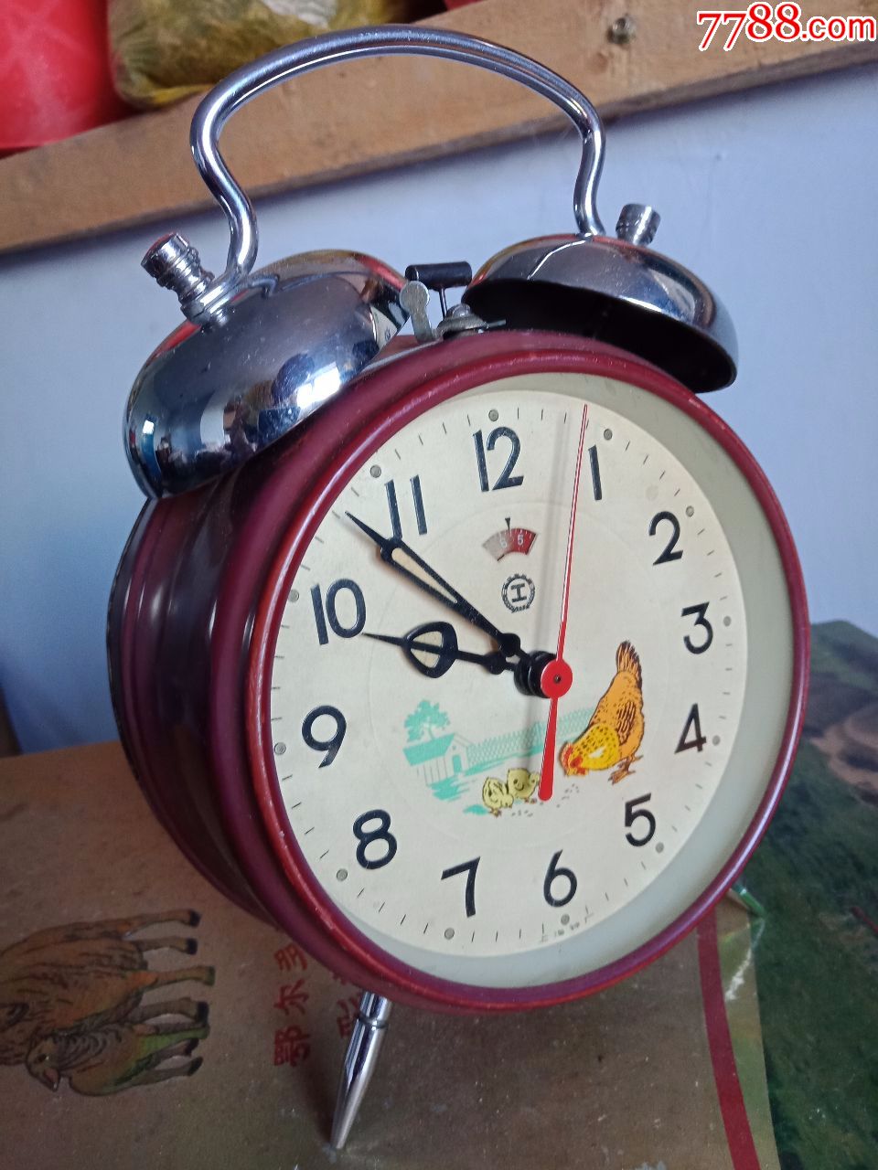 工农牌文革双铃闹钟