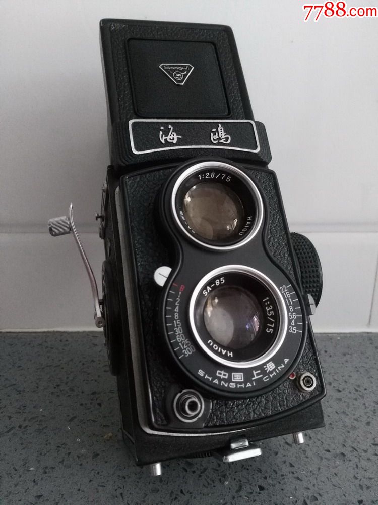 库存海鸥双反120相机一套