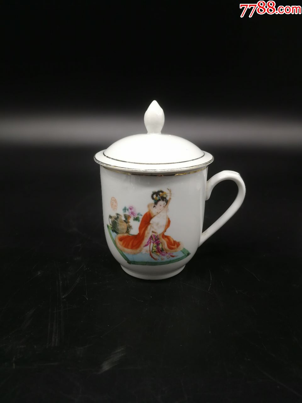 中国制造醴陵底款茶杯