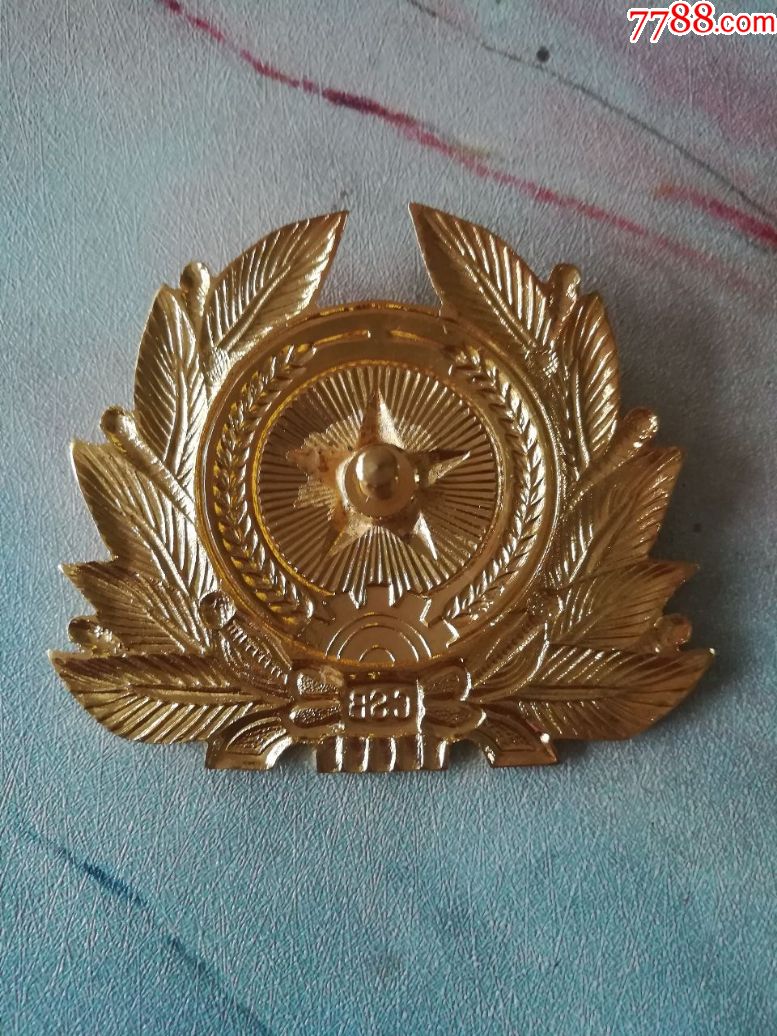 越南08式海岸警卫队通用大檐帽帽徽