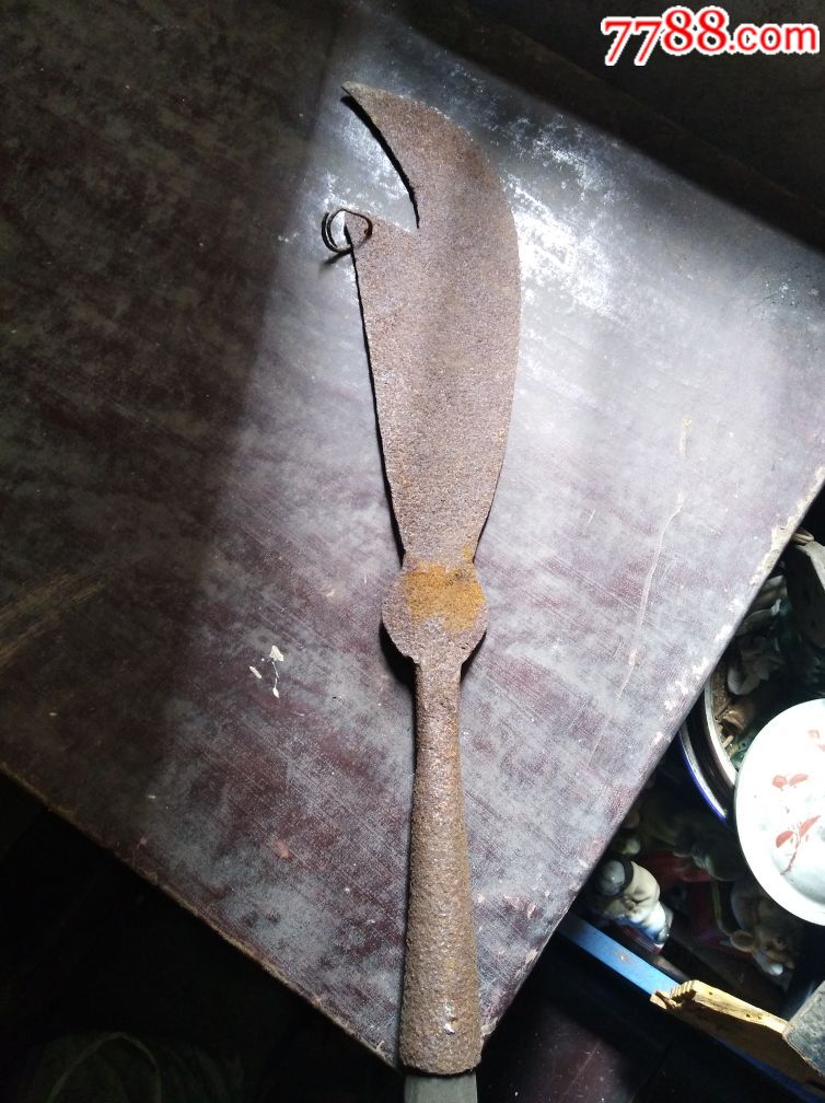 老兵器关公大刀青龙偃月刀民俗老物件