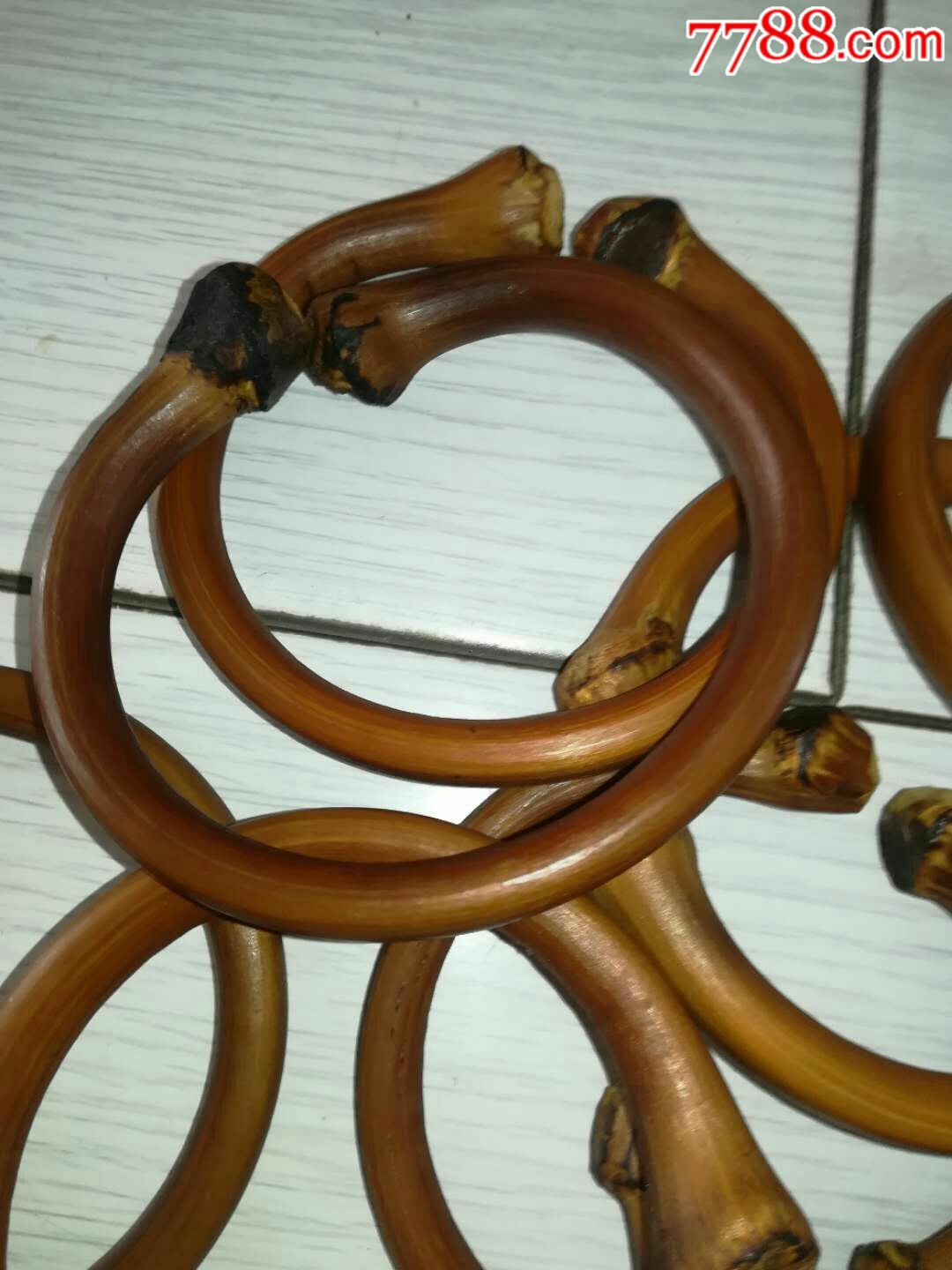 天然西藏云南双龙头大号金刚藤粗藤手镯