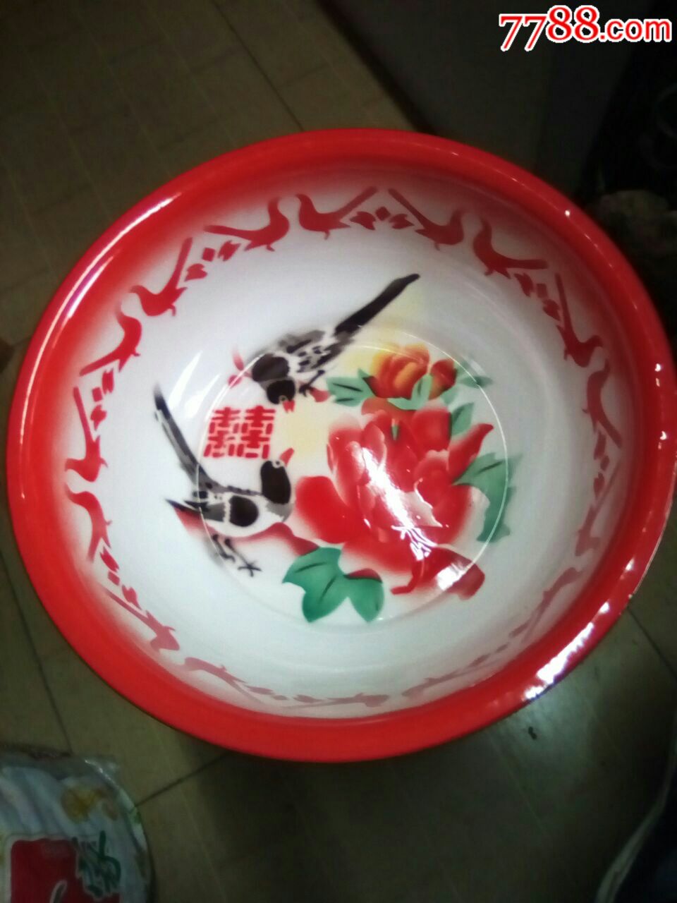 双喜瓷脸盆(劳动牌)全品