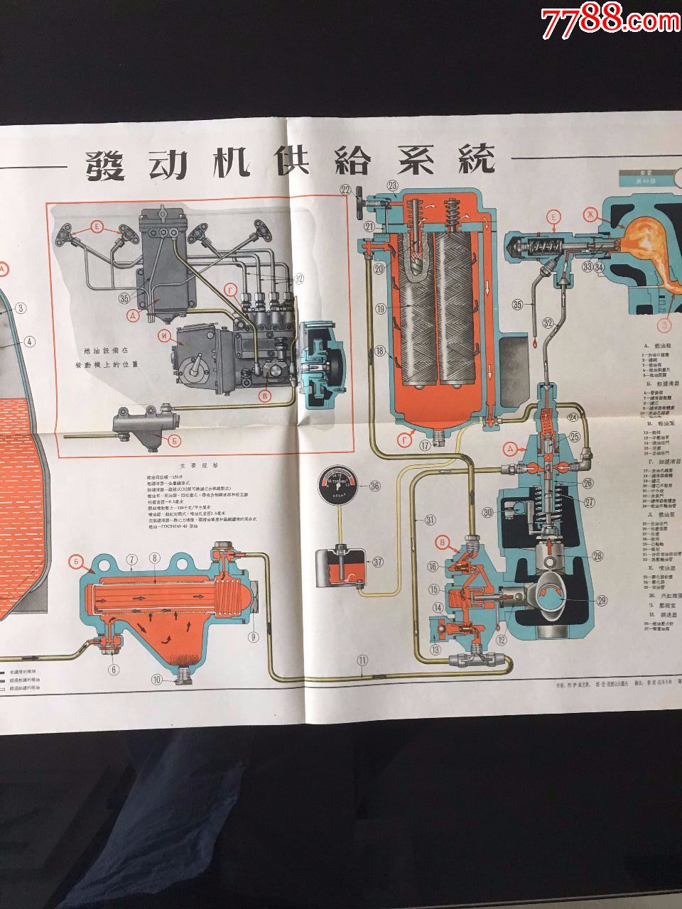 拖拉机发动机结构图图片