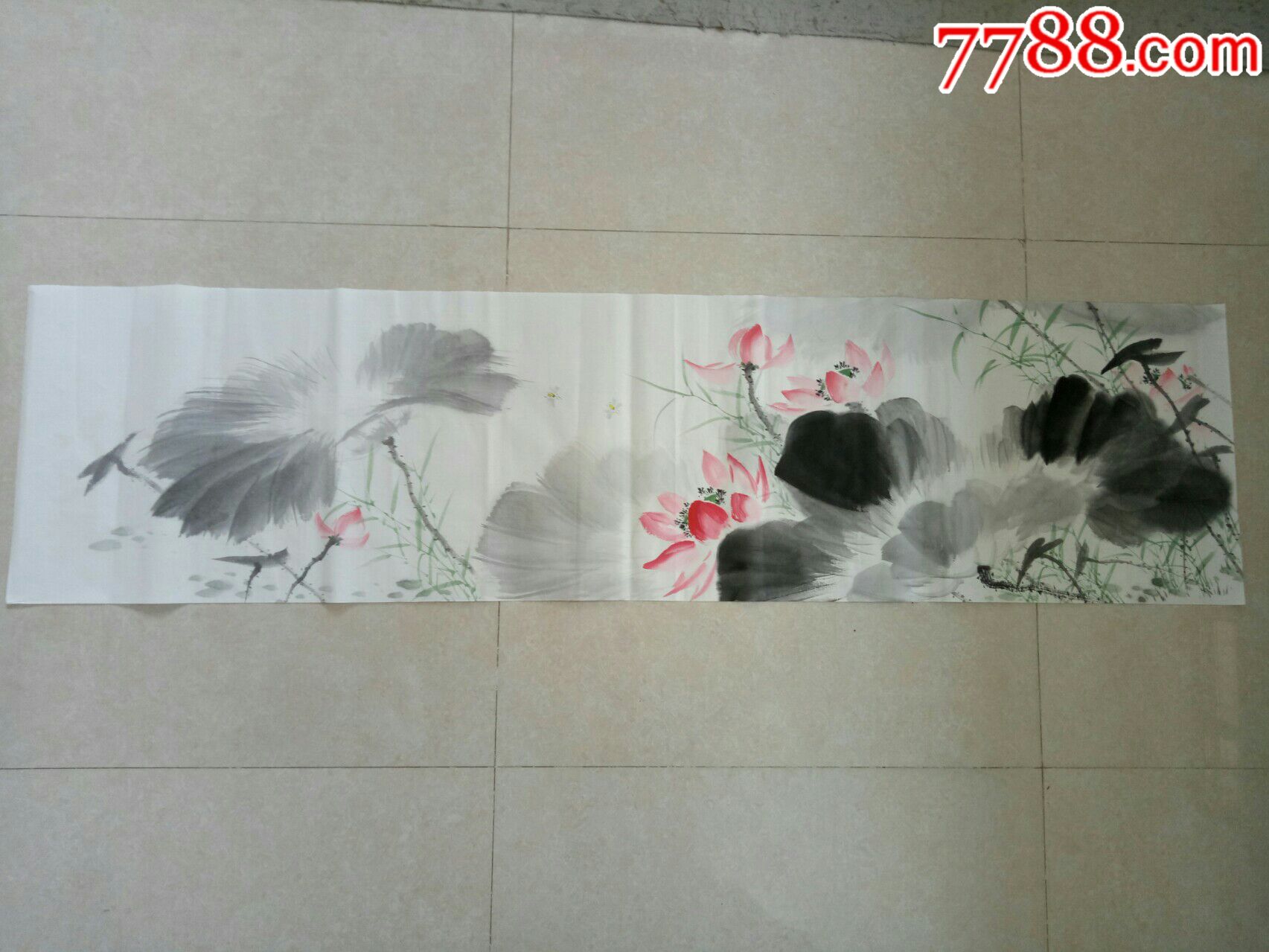 写意荷花(无题款)