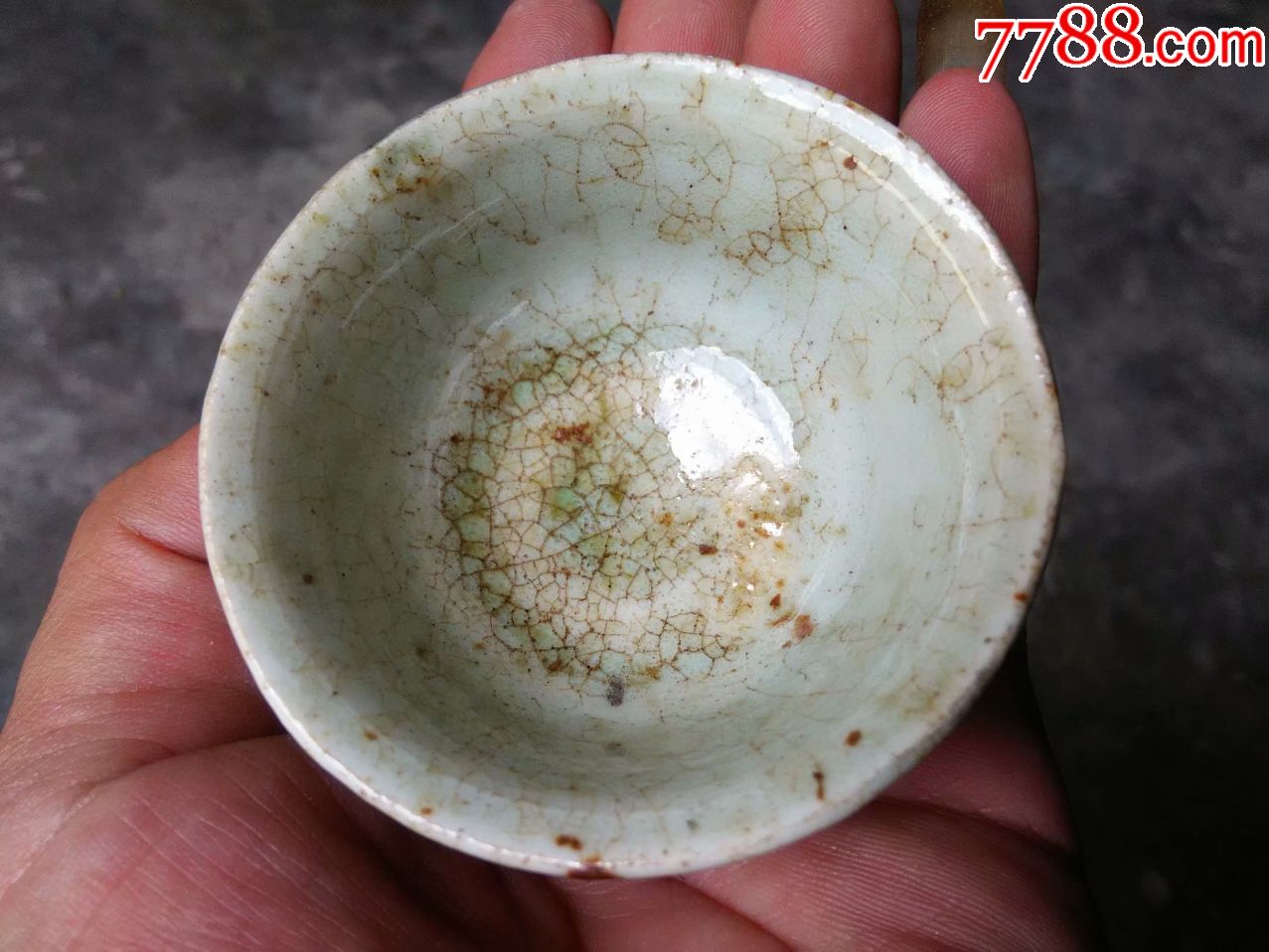 影青瓷老酒杯_青白瓷/影青瓷【藏奇貨】_第3張_7788瓷器