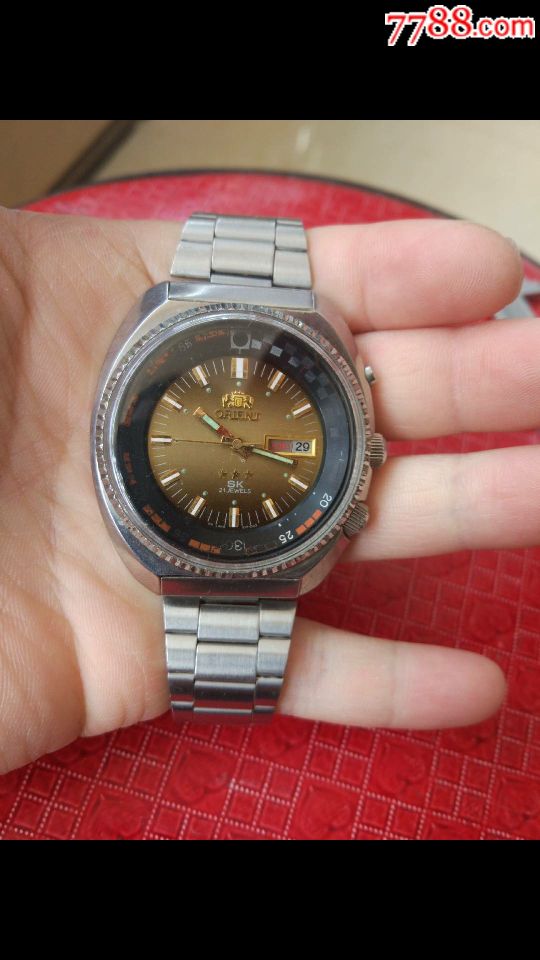 日本进口双狮海霸自动机械,手表/腕表_第1张_7788手表收藏