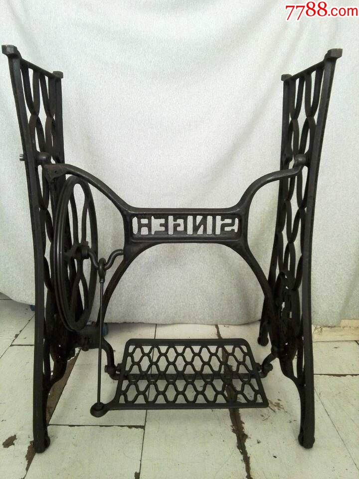 缝纫机,美国singer胜家牌老式古董缝纫机架子