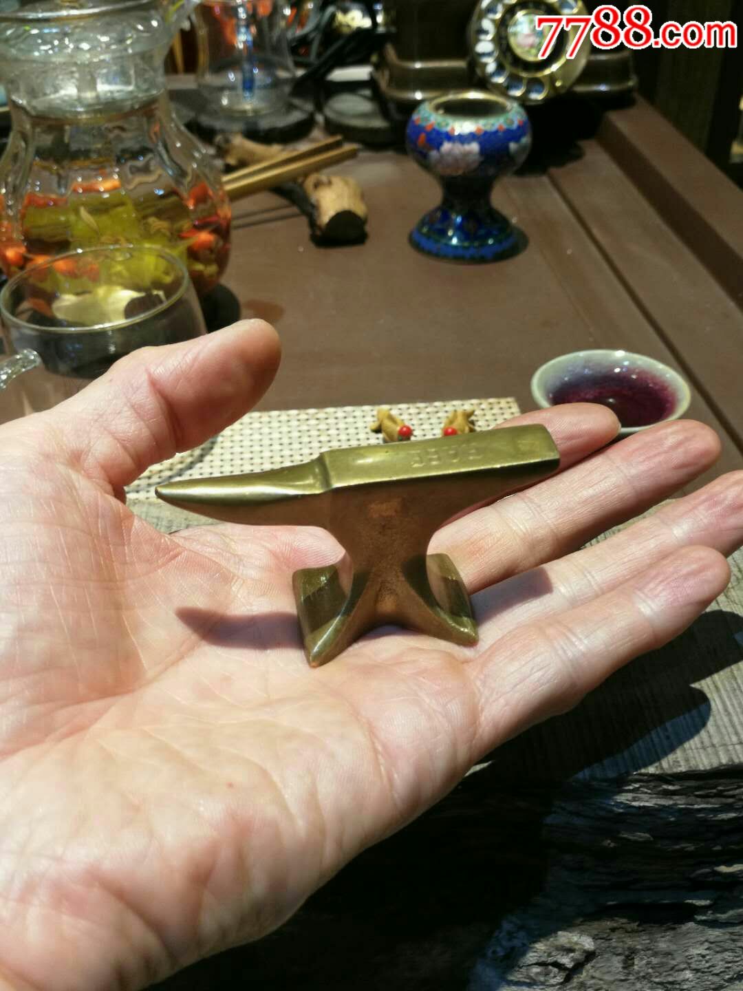 砧子老砧子老工具铜砧子