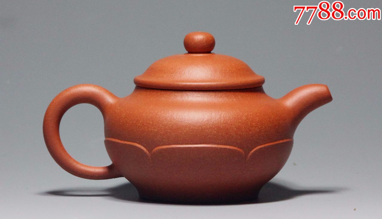 国家级工艺美术师--孙平制全手工【六瓣菱花】_紫砂壶_青蚨祥麟【7788