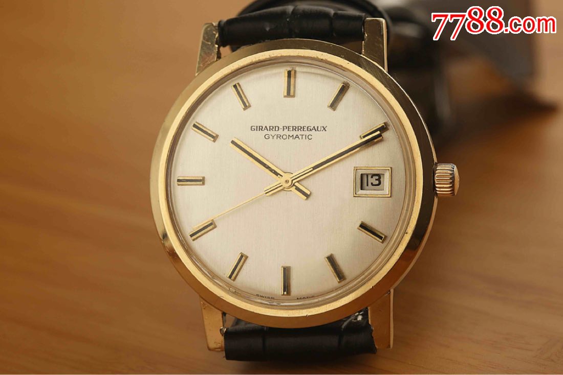 十大名表芝柏古董表最高端竖纹大霸王迷人黑间金高级kif避震器