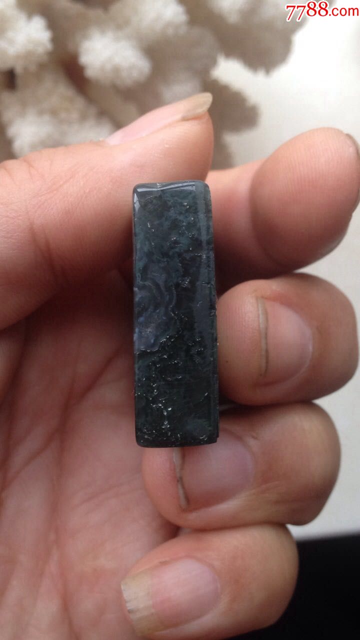 水草玛瑙手把件挂坠吊坠平安无事牌