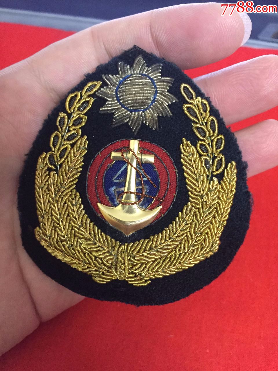民国海军*绣帽徽