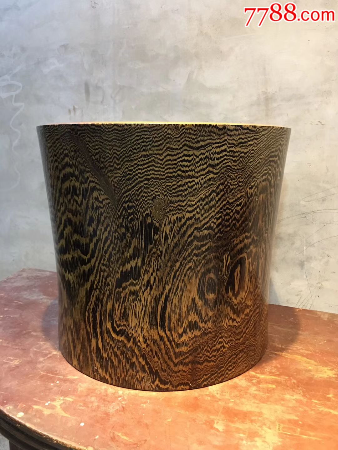 老料新工鸡翅木大卷缸