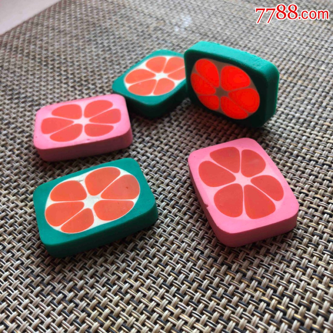 怀旧橘子瓣橡皮-价格:5元-se60564958-橡皮擦/笔擦-零售-7788收藏__收