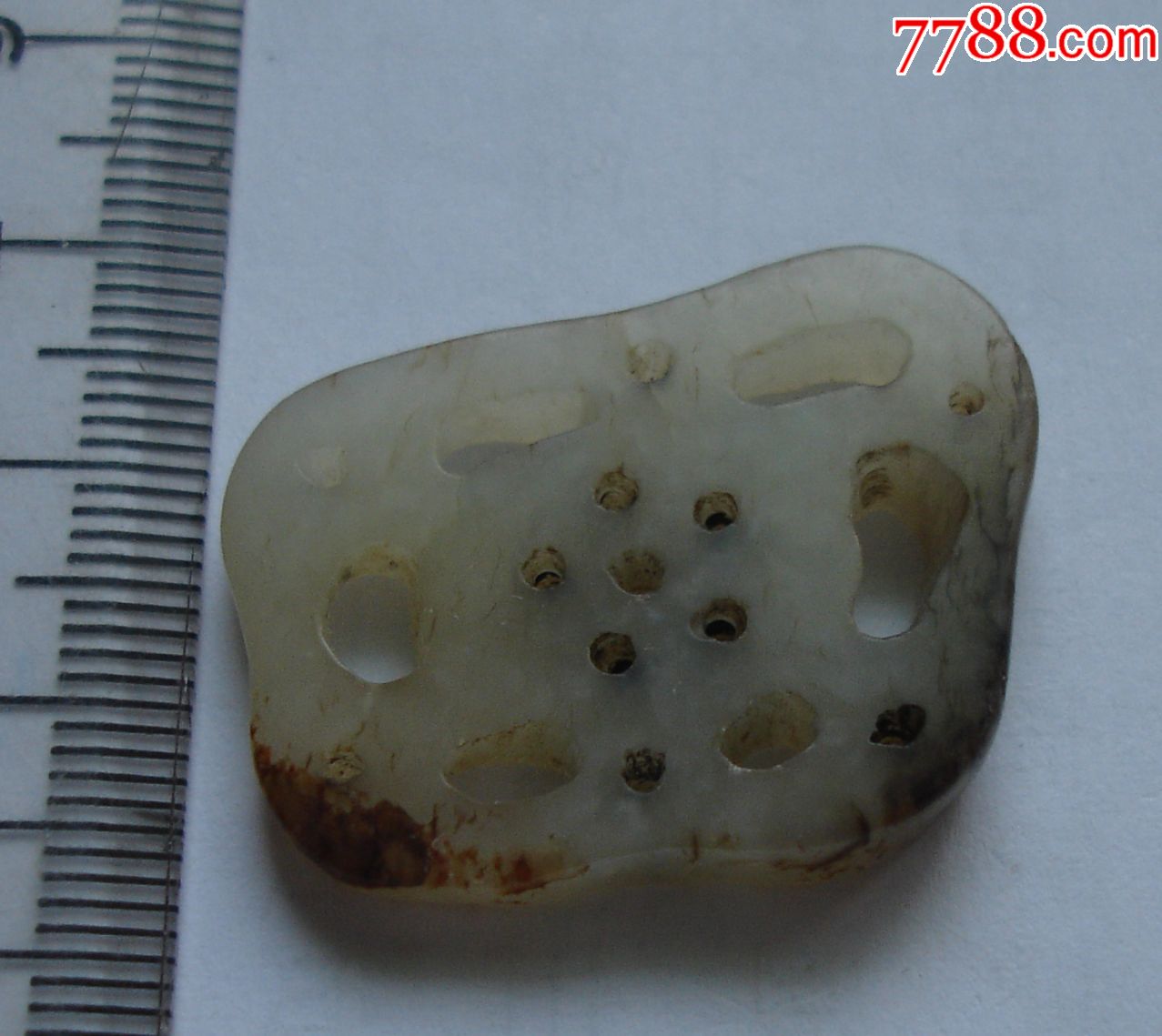 83和田玉藕牌俏色