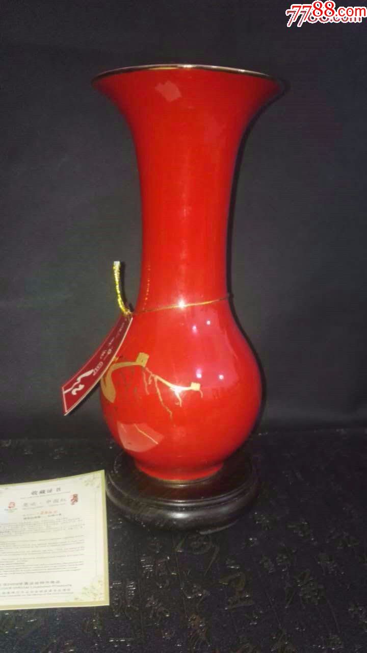 2008年北京奥运特许瓷——中国红长城瓶_彩绘瓷/彩瓷_第5张_7788瓷器