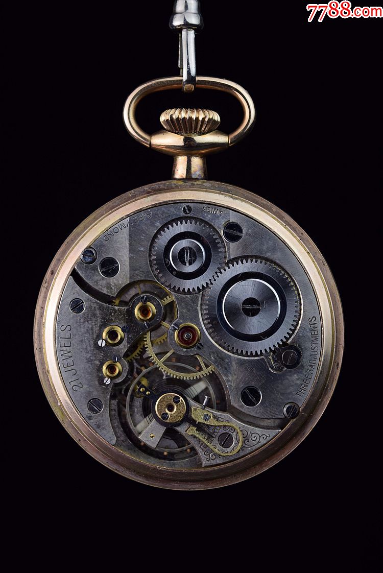 瑞士钟表收藏achievement二手古董怀表机械表手动机芯21钻包邮