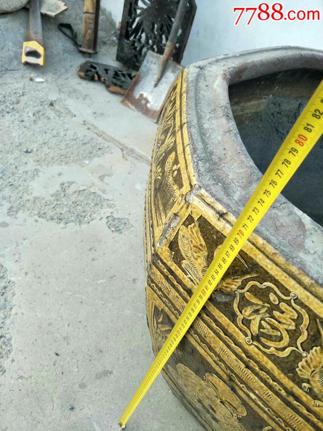 清代八角荷花缸