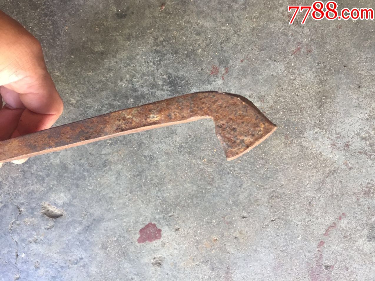 补铜壶工具:铁扁担