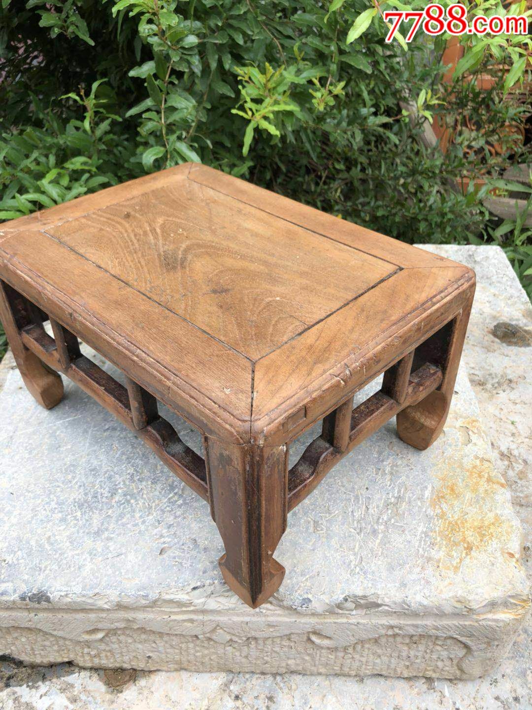 民国榉木小炕桌