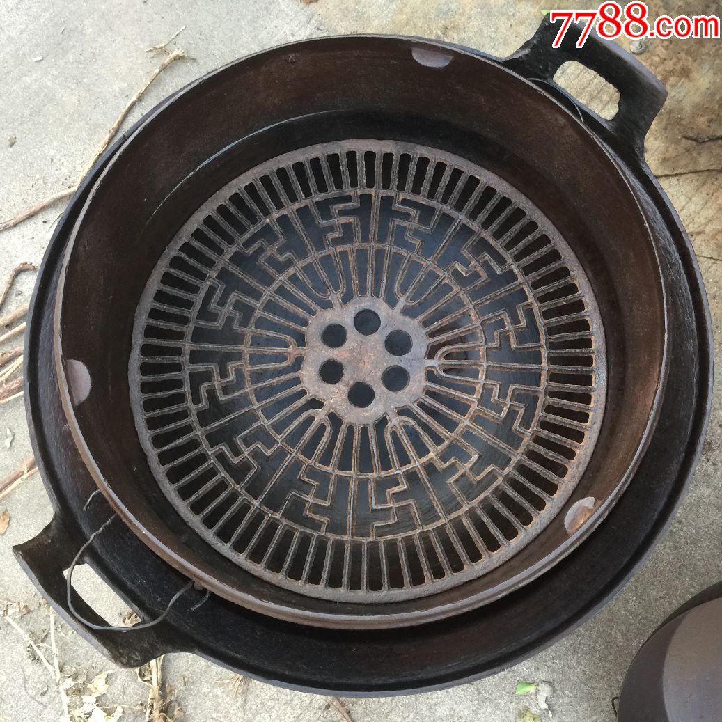 蒸馍锅铁锅蒸馒头锅生铁锅影视道具