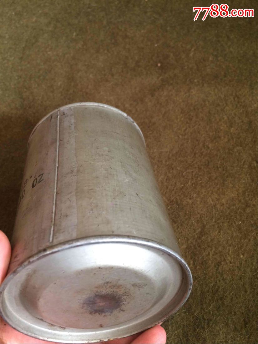 1944年铁罐子二战时期遗留铁皮罐子老式罐子抗战