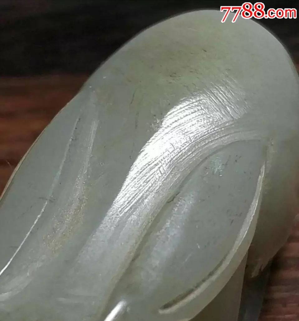 清代和田玉羊脂玉玉兔