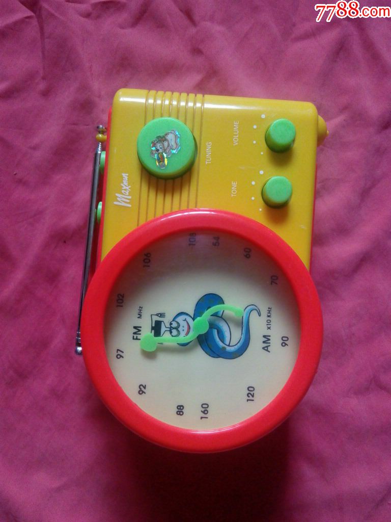 maxman(智多星)m626(生肖蛇)卡通儿童调频收音机