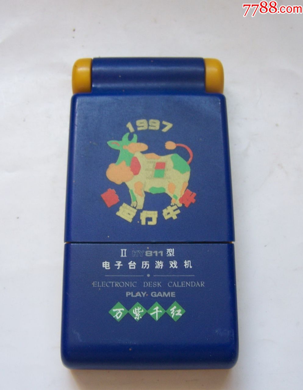 老式游戏机1997年幸运牛万紫千红扑克游戏带原卡套点图可放大