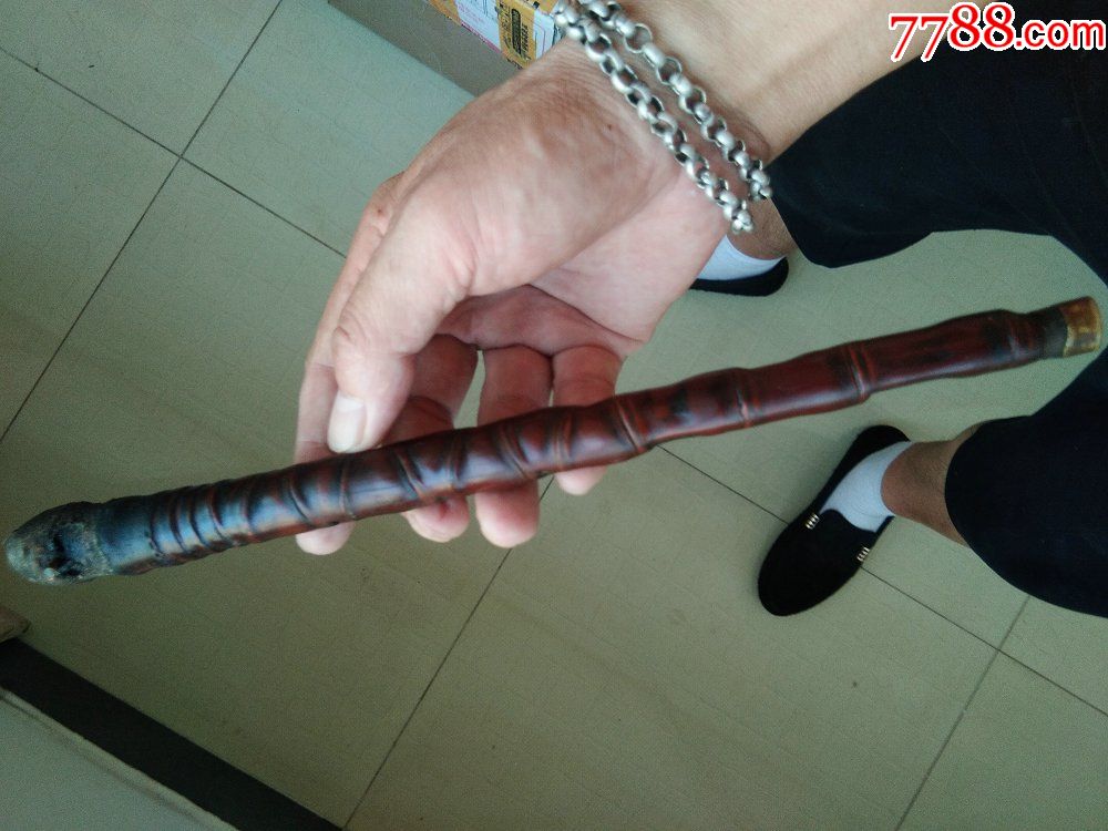 好包浆竹子烟袋杆
