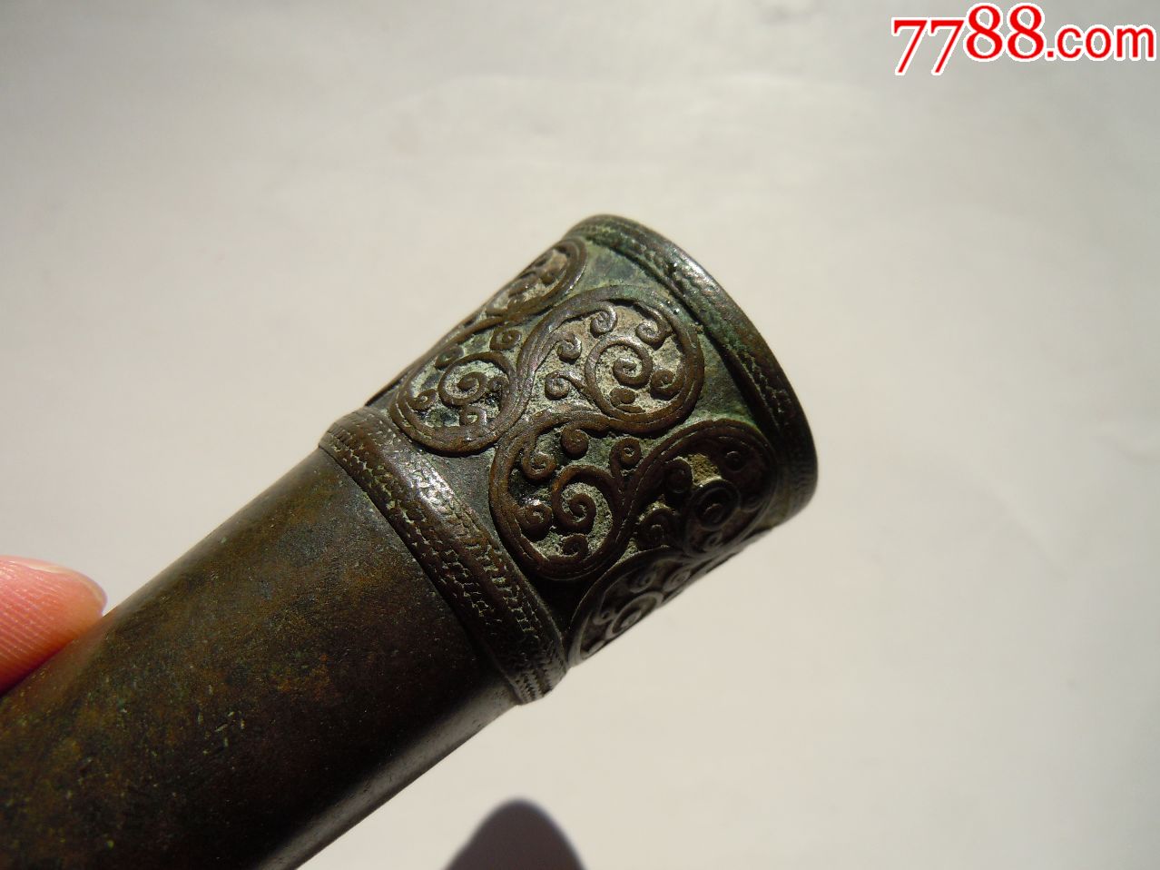 青铜杖头!