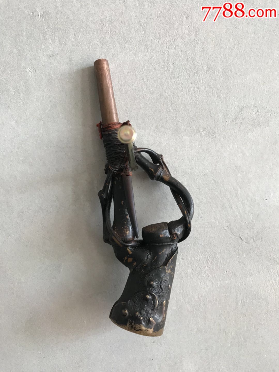 清代竹子异型烟枪