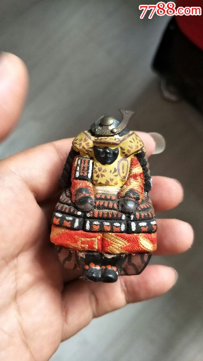 民国二战满洲-日本武士盔甲手工工艺品摆件