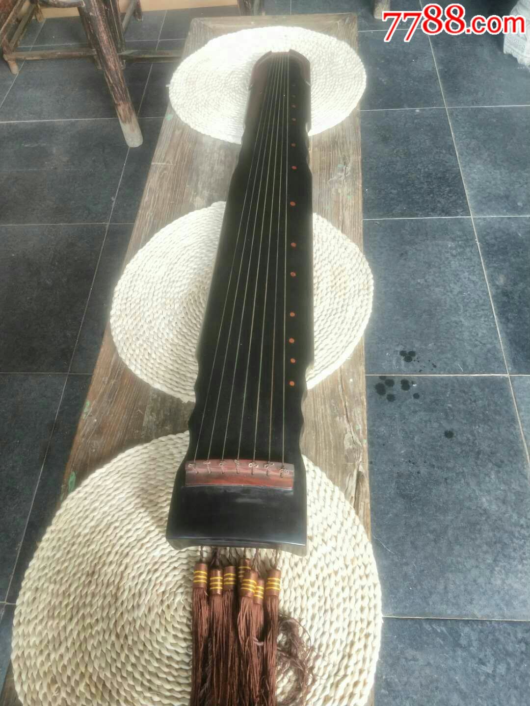 清代漂亮的大漆古琴完美古朴精巧细致是真正的大漆古琴
