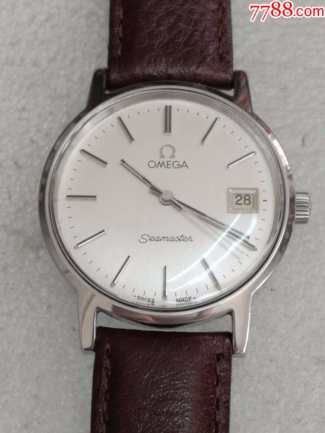 欧米茄omega,男士机械手卷,70年代,稀有海马系列1030,难得收藏,手表