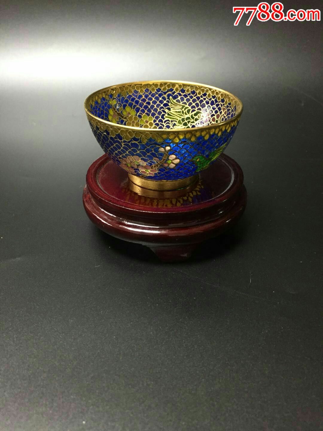 脱胎掐丝珐琅小碗,景泰蓝/珐琅_第1张_7788景泰蓝收藏