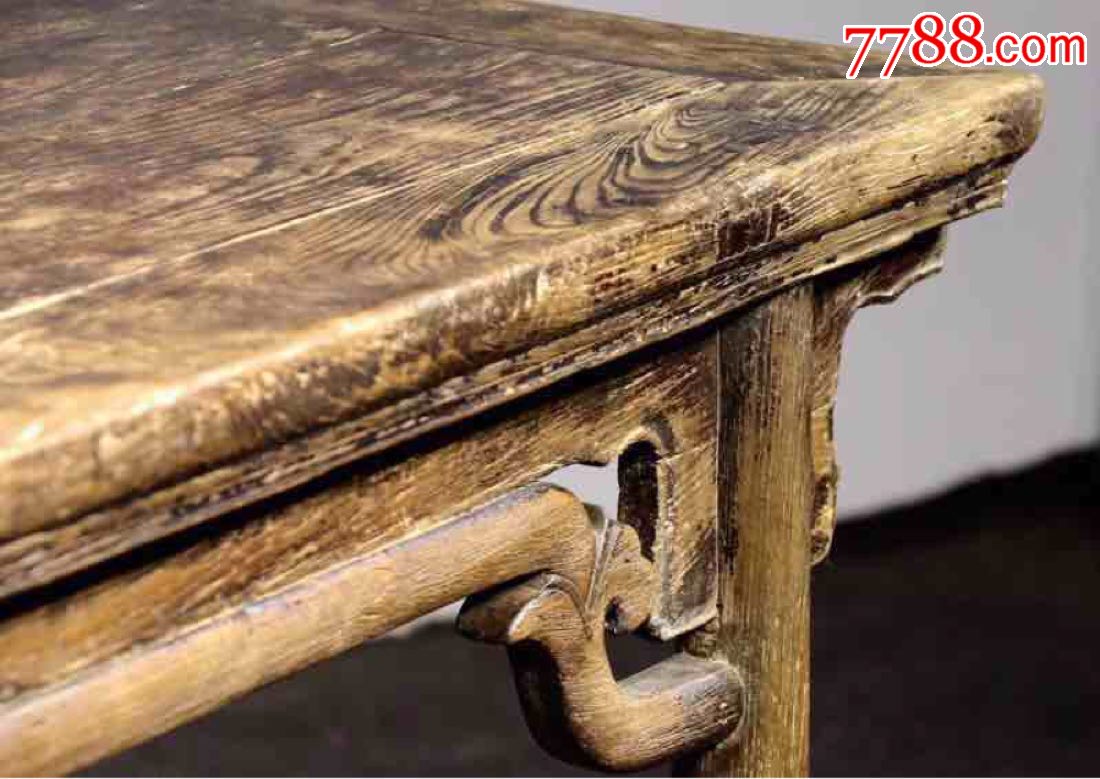 顶牙怅酒桌槐木明代源于五代北宋常用于酒宴此种家具为案形结构